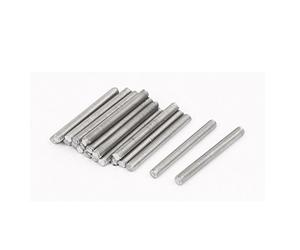sourcing map Tige Filetée M3 x 30mm Acier Inoxydable 304, 0.5mm de Pas, 20Pcs Tiges Entièrement Fileté pour Projets de Bricolage
