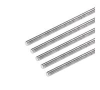 sourcing map Tige Filetée M3 x 350mm Acier Inoxydable 304, Filetage Droite 5Pcs Tiges Entièrement Fileté pour Projets de Bricolage