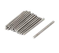 sourcing map Tige Filetée M3 x 45mm Acier Inoxydable 304, 20Pcs Tiges Entièrement Fileté pour Projets de Bricolage