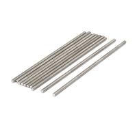 sourcing map Tige Filetée M3 x 90mm Acier Inoxydable 304, 0.5mm de Pas, 10Pcs Tiges Entièrement Fileté pour Projets de Bricolage