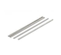 sourcing map Tige Filetée M4x160mm 0,7mm hauteur acier inoxydable 304 entièrement filetée tige 5pcs