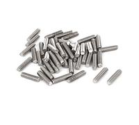 sourcing map Tige Filetée M4 x 16mm Acier Inoxydable 304, 50Pcs Tiges Entièrement Fileté pour Projets de Bricolage