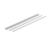sourcing map Tige Filetée M4 x 180mm Acier Inoxydable 304, 0.7mm de Pas, 5Pcs Boulons Filetés pour Projets de Bricolage