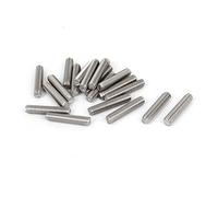 sourcing map Tige Filetée M4x20mm Acier inoxydable 304 entièrement filetée tige goujons 20pcs