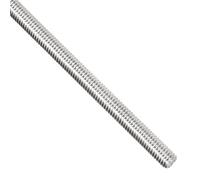 sourcing map Tige Filetée M4 x 250mm Acier Inoxydable 304, 0.7mm de Pas Filetage Gauche 1Pcs Tiges Entièrement Fileté pour Projets de Bricolage