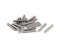 sourcing map Tige Filetée M4 x 25mm Acier Inoxydable 304, 20Pcs Tiges Entièrement Fileté pour Projets de Bricolage