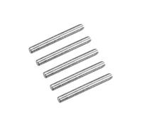 sourcing map Tige Filetée M4 x 30mm Acier Inoxydable 304, 0.7mm de Pas Filetage Droite 15Pcs Tiges Entièrement Fileté pour Projets de Bricolage