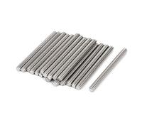 sourcing map Tige Filetée M4x50mm Hauteur 0.7mm acier inoxydable 304 entièrement filetée tige 20pcs