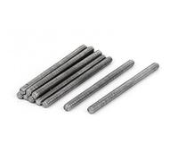 sourcing map Tige Filetée M4 x 55mm Acier Inoxydable 304, 10Pcs Tiges Entièrement Fileté pour Projets de Bricolage