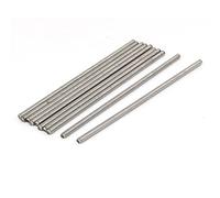 sourcing map Tige Filetée M4x120mm Acier Inoxydable 304 Tige Entièrement Filetée 10Pcs Goujon