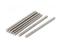 sourcing map Tige Filetée M5x100mm 0.8mm pas 304 entièrement filetée tige goujons 10pcs