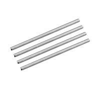 sourcing map Tige Filetée M5 x 100mm Acier Inoxydable 304, 0.8mm de Pas Filetage Droite 4Pcs Tiges Entièrement Fileté pour Projets de Bricolage