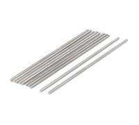 sourcing map Tige Filetée M5 x 180mm Acier Inoxydable 304, 10Pcs Tiges Entièrement Fileté pour Projets de Bricolage