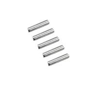 sourcing map Tige Filetée M5 x 20mm Acier Inoxydable 304, 0.8mm de Pas Filetage Droite 15Pcs Tiges Entièrement Fileté pour Projets de Bricolage