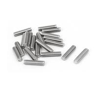 sourcing map Tige Filetée M5 x 20mm Acier Inoxydable 304, 20Pcs Tiges Entièrement Fileté pour Projets de Bricolage