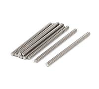 sourcing map Tige Filetée M6x100mm Acier Inoxydable 304 filetée mâle entièrement goujons 10pcs