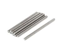 sourcing map Tige Filetée M6 x 110mm Acier Inoxydable 304, 10Pcs Tiges Entièrement Fileté pour Projets de Bricolage