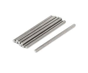sourcing map Tige Filetée M6 x 110mm Acier Inoxydable 304, 10Pcs Tiges Entièrement Fileté pour Projets de Bricolage