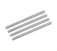 sourcing map Tige Filetée M6 x 110mm Acier Inoxydable 304, 1mm de Pas Filetage Droite 4Pcs Tiges Entièrement Fileté pour Projets de Bricolage