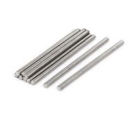 sourcing map Tige Filetée M6 x 120mm Acier Inoxydable 304, 10Pcs Tiges Entièrement Fileté pour Projets de Bricolage