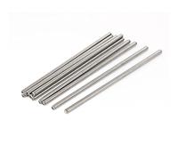 sourcing map Tige Filetée M6 x 180mm Acier Inoxydable 304, 10Pcs Boulons Filetés pour Projets de Bricolage