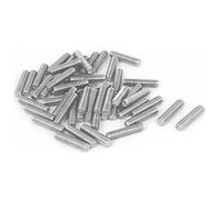 sourcing map Tige Filetée M6 x 25mm Acier Inoxydable 304, 50Pcs Tiges Entièrement Fileté pour Projets de Bricolage