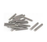sourcing map Tige Filetée M6 x 40mm Acier Inoxydable 304, 1mm de Pas, 20Pcs Boulons Filetés pour Projets de Bricolage