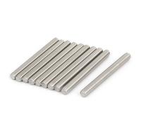 sourcing map M6 x 60 mm Acier inoxydable 304 Bar entièrement filetée tige matériel goujons 10 pcs