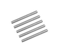 sourcing map Tige Filetée M6 x 60mm Acier Inoxydable 304, 1mm de Pas Filetage Droite 5Pcs Tiges Entièrement Fileté pour Projets de Bricolage