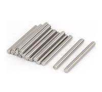 sourcing map Tige Filetée M6 x 60mm Acier Inoxydable 304, 20Pcs Boulons Filetés pour Projets de Bricolage