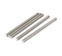 sourcing map Tige Filetée M8 x 140mm Acier Inoxydable 304, 5Pcs Tiges Entièrement Fileté pour Projets de Bricolage
