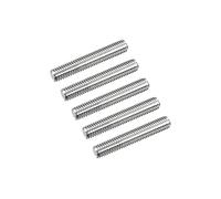 sourcing map Tige Filetée M8 x 45mm Acier Inoxydable 304, 1.25mm de Pas Filetage Droite 5Pcs Tiges Entièrement Fileté pour Projets de Bricolage