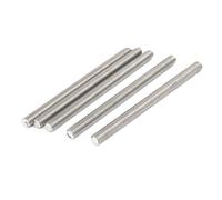 sourcing map Tige Filetée M8x120mm Pas 1,25mm Acier Inoxydable 304 entièrement fileté 5pcs