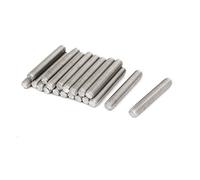 sourcing map Tige Filetée M8x50mm 1.25mm 304 tiges filetées entièrement 20pcs