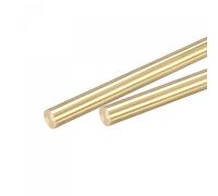 sourcing map Tige Laiton Laiton Solide Rond 8mm Diamètre 300mm Longueur Tour Barre Stock pour RC Modèle Bricoleur Artisanat Coffret de 2