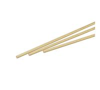 sourcing map Tige Laiton Solide Rond 2mm Diamètre 400mm Longueur Tour Barre Stock pour RC Modèle Bricoleur Artisanat Coffret de 16