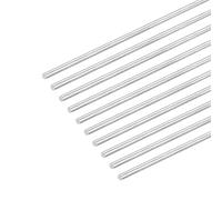 sourcing map Tiges Acier Inox 304 Rond, 3mm x 350mm Solide Arbre Tiges pour Bricolage Artisanat Modèle Voiture Hélicoptère Avion, Paquet de 10