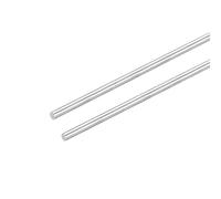 sourcing map Tiges Acier Inox 304 Rond, 5mm x 350mm Solide Arbre Tiges pour Bricolage Artisanat Modèle Voiture Hélicoptère Avion, Paquet de 2