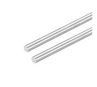 sourcing map Tiges Acier Inox 304 Rond, 8mm x 400mm Solide Arbre Tiges pour Bricolage Artisanat Modèle Voiture Hélicoptère Avion, Paquet de 2