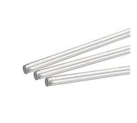 sourcing map Tiges Acier Inox 304 Rond Barre 1mm Diamètre 250mm Longueur pour Divers Arbre Bricolage Artisanat Modèle Voiture Avion Paquet de 20
