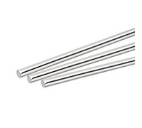 sourcing map Tiges Acier Inox 304 Rond Barre 4mm Diamètre 100mm Longueur pour Divers Arbre Bricolage Artisanat Modèle Voiture Avion Paquet de 20