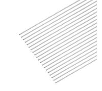 sourcing map Tiges Acier Inox 304 rondes, 0,5mm x 300mm Arbre Plein Tiges pour Bricolage Artisanat Modèle Voiture Hélicoptère Avion, Paquet de 20