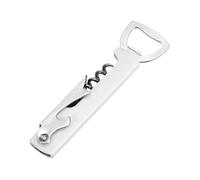 sourcing map Tire-bouchon de serveur en acier inoxydable durable pour bar, fête, mariage, maison, voyage, blanc