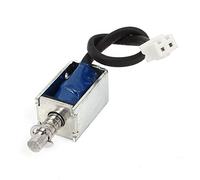 sourcing map tirer par Open Frame actionneur électrique solénoïde DC 12 V 1 A