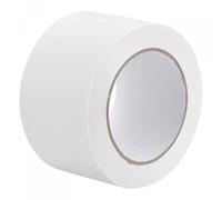 sourcing map Tissu Reliure Réparation Bande Rouleau 70mm x 45 mètres 5.3 Mil Blanc