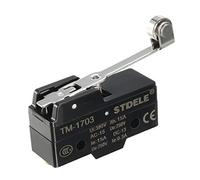 sourcing map TM-1703 Charnière longue Montage Panneau galet borne vis micro-interrupteur