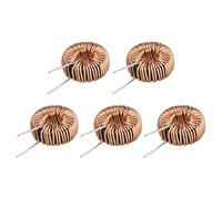 sourcing map Tore Inductance Cuivre Bobine Magnétique Inducteur 150uH 4.5A pour Bricolage Circuit Imprimé Paquet de 5