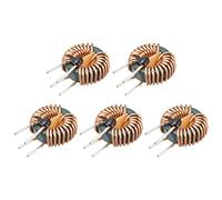 sourcing map Tore Inductance Cuivre Bobine Magnétique Inducteur 1mH 10A pour Bricolage Circuit Imprimé Paquet de 5