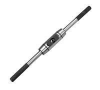 sourcing map Tourne à Gauche Porte Taraud Réglable Robinet Clé Poignée pour Métrique M6-M14 Robinet Fraise Clé à Tarauder Outil Corps Moulage sous Pression