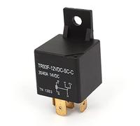 sourcing map TR93F-12VDC-SC-C DC 12V 5 pins Bobine Relais Alimentation Auto Voiture Noir